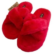 Wholesale - *OUTSIDE OF CA* Women Kiki Faux Fur Slide SIZE 6-11 C/P 12